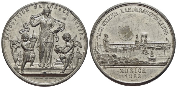 Medaille-Schweiz-Zürich-Landesaustellung-1883-Jäckle-Schneider-VIA11866