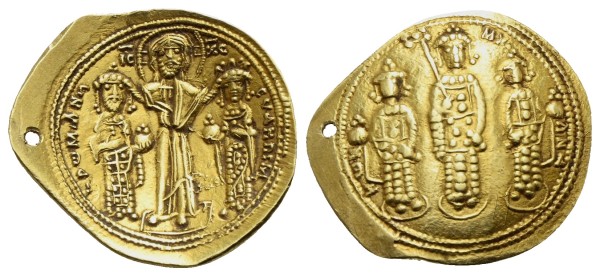Goldmünze-Byzanz-Romanos-IV-Diogenes-Histemenon-Nomisma-Scyphat-Konstantinopel-VIA11910