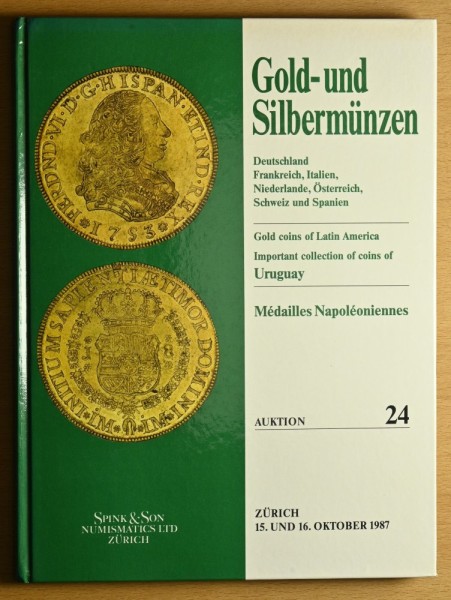 Numismatische-Literatur-Spink-Zürich-24-Collection-Coins-Uruguay-Medailles-Napoleoniennes-VIA12826