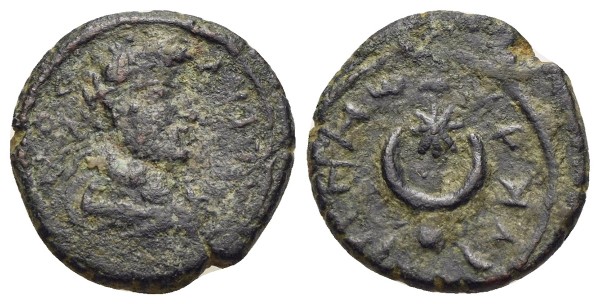 Münze-Mesopotamien-Carrhae-Caracalla-oder-Elagabalus-Bronze-VIA12756