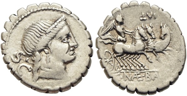Münze-Römische-Republik-Naevius-Balbus-Denar-79-v-Chr-Rom-VIA12407