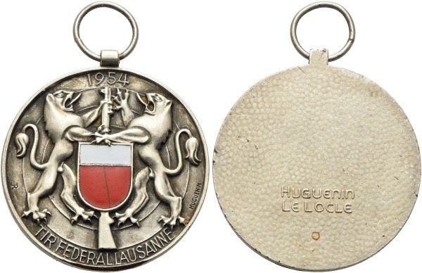 Münze-Medaille-Schweiz-Lausanne-Schützentaler-VIA11484