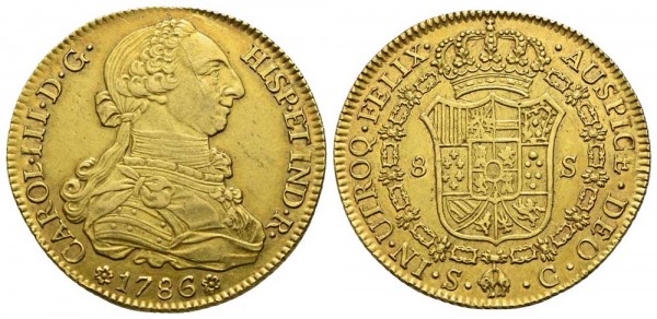Goldmünze-Spanien-Carlos-III-VIA10656