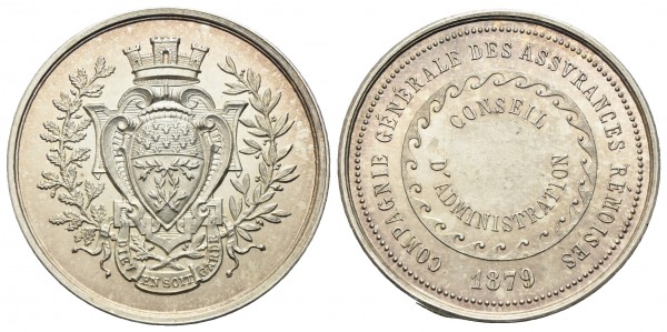 Frankreich - Reims - Medaille