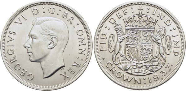Münze-Großbritannien-England-Georg-VI_Crown-VIA11717