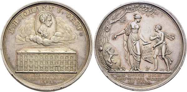 Münze-Kaiserreich-Österreich-Erzherzog-Johann-AR-Medaille-1811-Stiftung-Ioanneum-VIA12544
