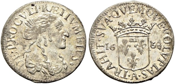 Münze-Italien-Arquata-Luigino-1668-Anonym-VIA12573