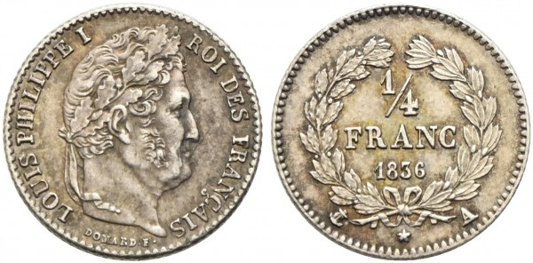 Münze-Frankreich-Viertel-Francs-Ludwig-Philipp-VIA11192