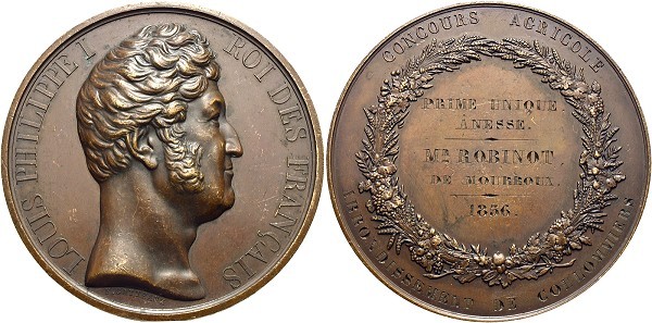 Münze-Frankreich-Ludwig-Phillipp-Medaille-1836-VIA12308