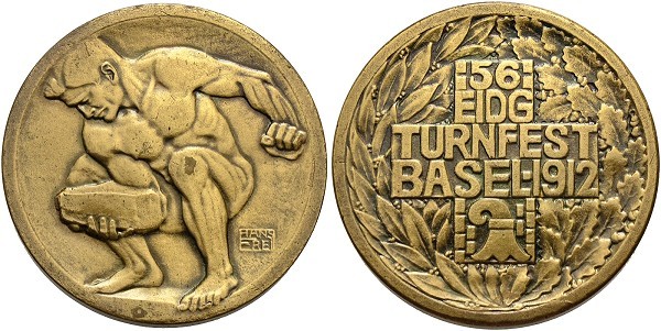 Münze-Schweiz-Basel-Medaille-1912-Turnfest-VIA12311