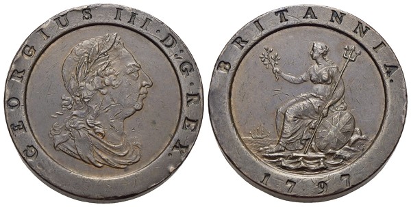 Münze-Großbritannien-Georg-III-2-Pence-1797-Soho-VIA12754