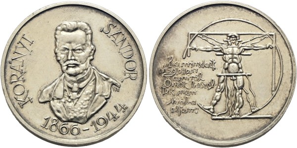 Münze-Ungarn-AR-Medaille-oJ-Sandor-Koranyi-VIA12542