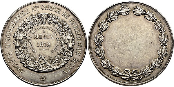 Münze-Frankreich-3-Republik-Meaux-Medaille-1892-VIA12434