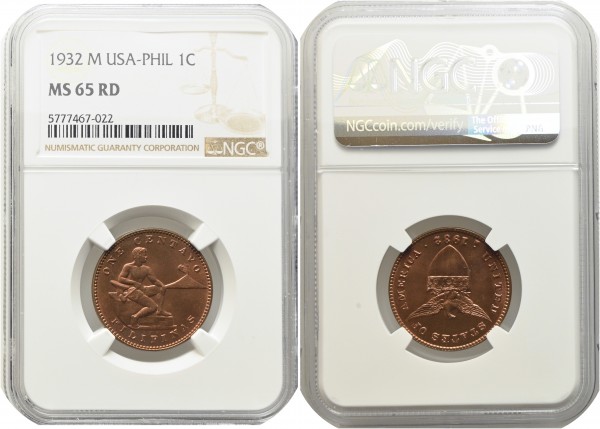 Münze-Philippinen-USA-Centavo-MS65RD-VIA11161