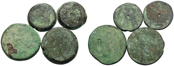 Münze-Aegyptus-Königreich-Lagiden-Lot-Bronze-VIA11940