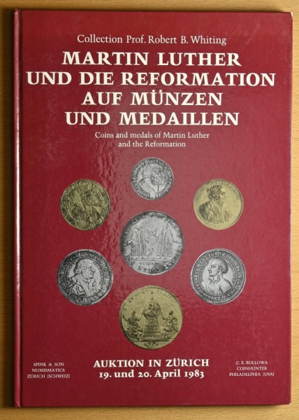 Numismatische-Literatur-Martin-Luther-auf Münzen-und-Medaillen-Whiting-Collection-VIA12811