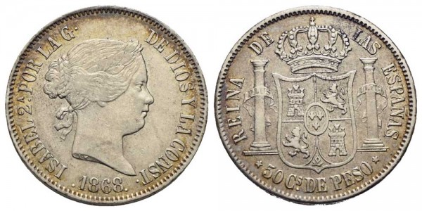Münze-Philippinen-50-Centimos-de-Peso-VIA10960