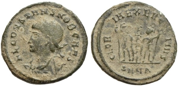 Münze-Antike-Rom-Constans-Follis-Nicomedia-VIA11612