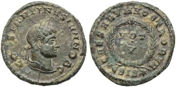 Münze-Antike-Rom-Constantinus-II-Nummus-Siscia-VIA11610