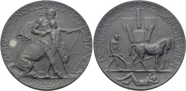 Medaille-Österreich-Karl-I-Müllner-Akademie-bildenden-Künste-Cheiron-Kentaur-VIA11875