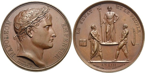 Münze-Frankreich-Napoleon-I-Medaille-1804-Krönung-VIA12290