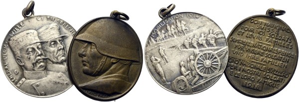 Münze-Medaille-Schweiz-Hans-Frei-Weltkrieg-Lot-VIA11353