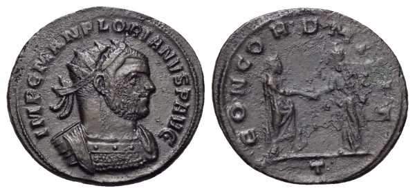 Antike-römische-Kaiserzeit-Florianus-Antoninian-276-Siscia-VIA12983