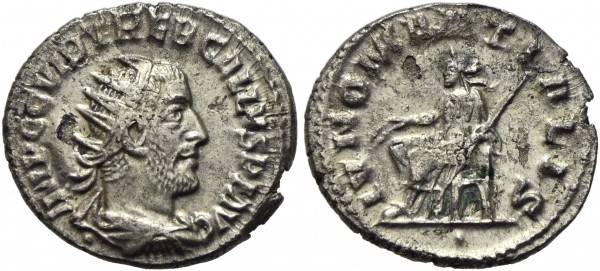 Münze-Antike-Rom-Trebonianus-Gallus-Antoninian-RIC83-VIA11252