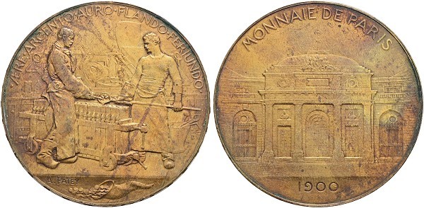 Münze-Frankreich-Paris-Medaille-1900-Monnaie-de-Paris-VIA12446