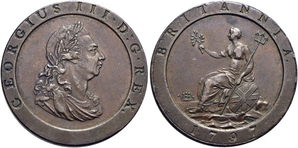 Münze-Großbritannien-Georg-III-Penny-1797-Soho-VIA12423