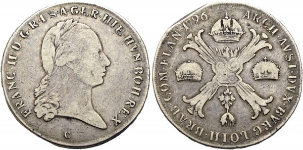 Münze-RDR-Österreich-Kronentaler-VIA11088