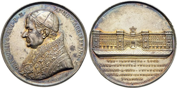 Münze-Italien-Vatikan-Gregor-XVI-Medaille-VIA12061