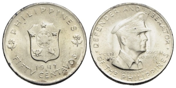 Münze-Philippinen-50-Centavos-1947-VIA11109