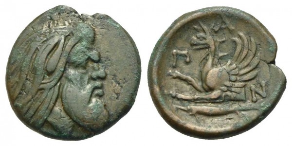 Münze-Antike-Thracia-Pantikapaion-Pan-VIA11243