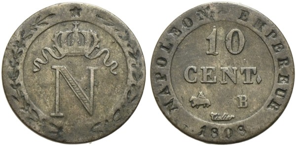 Münze-Frankreich-Napoleon-10-Centimes-VIA11473