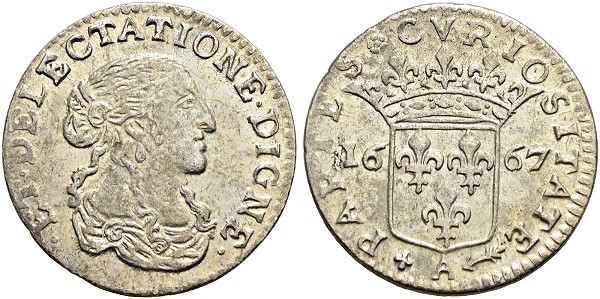 Münze-Monaco-Ludwig-I-Luigino-1667-VIA12415