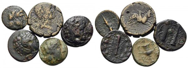 Münze-Antike-Griechenland-Lot-VIA11264