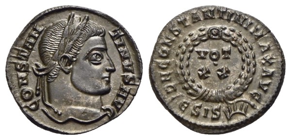 Münze-römische-Kaiserzeit-Constantinus-I-Centenionalis-321-324-Siscia-VIA12896