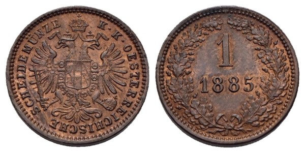 Münze-Kaiserreich-Österreich-Franz-Joseph-I-Kreuzer-1885-Wien-VIA12946
