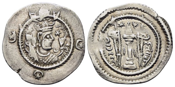 Münze-Sassaniden-Kavad-I-Drachme-Ray-VIA12588