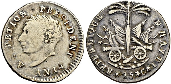 Münze-Haiti-25-Centimes-AN14-1817-VIA12269
