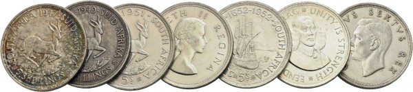 Münze-Südafrika-Lots-5-Shillings-VIA12058