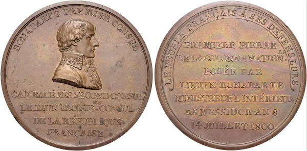Medaille-Frankreich-Napoleon-Konsul-Duvivier-Place-de-la-concorde-VIA11872