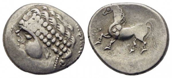 Münze-Antike-Kelten-Noricum-Ostnoriker-Taurisker-Augentyp-Dembski-VIA11241