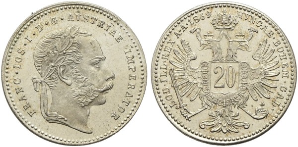 Münze-Österreich-RDR-Franz-Joseph-10-Kreuzer-VIA11397