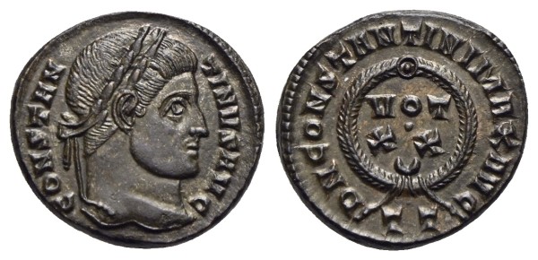 Münze-römische-Kaiserzeit-Constantinus-I-Centenionalis-320-321-Ticinum-VIA12891