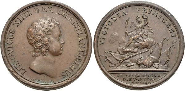 Münze-Frankreich-Ludwig-XIV-Medaille-1643-VIA11992