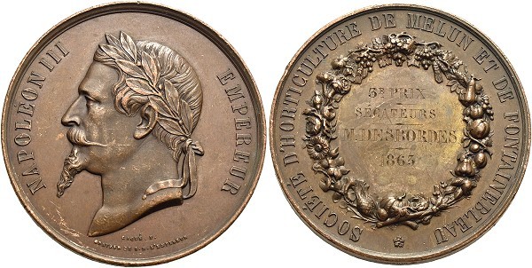 Münze-Frankreich-Napoleon-III-Medaille-1863-VIA12262