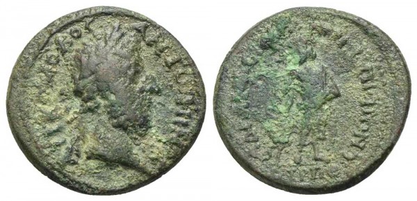 Münze-Antike-Rom-Provinz-Pontos-Amasia-Commodus-AE-Diassarion-RPC-VIA11308