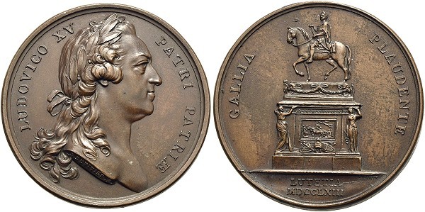 Münze-Frankreich-Ludwig-XV-Medaille-1763-VIA12289